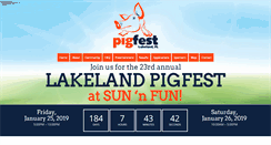 Desktop Screenshot of lakelandpigfest.org