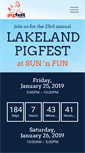 Mobile Screenshot of lakelandpigfest.org