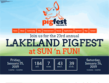 Tablet Screenshot of lakelandpigfest.org